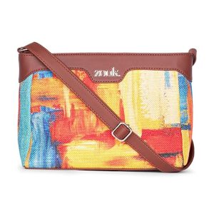 ZOUK Harmony Sling Bag | Crossbody Bags for Women | Women's Handbags | Stylish | Vegan Leather Evening Bag | Travel & Office Use | Purse and Wallet